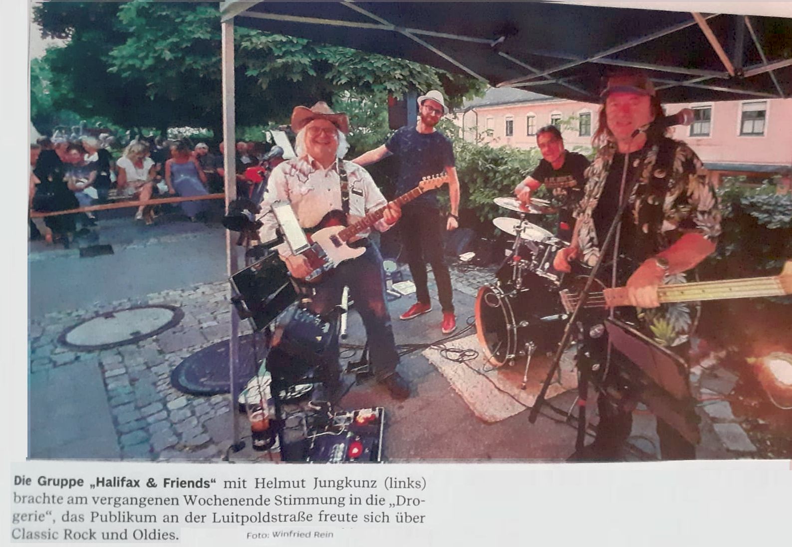 Halifax and Friends auf dem Sommerfest der Drogerie Neuburg